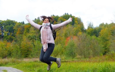 Active Woman Takes Supplements For The Menopause